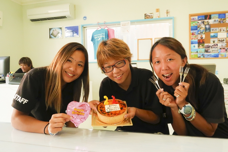 ワールドダイビングのエースあやかの２１歳誕生日