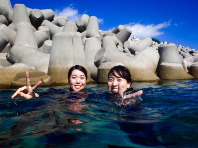 女子大学生の２名様とゴリラチョップで講習☆