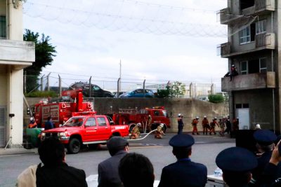 金武町消防出初式に行ってきました。