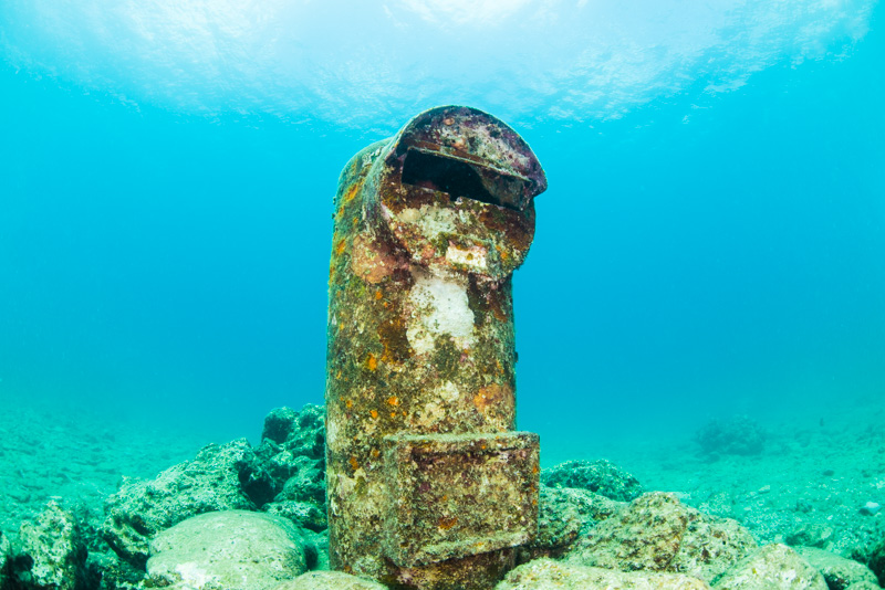 海底ポスト(水中ポスト)・砂辺遺跡　沖縄本島周辺