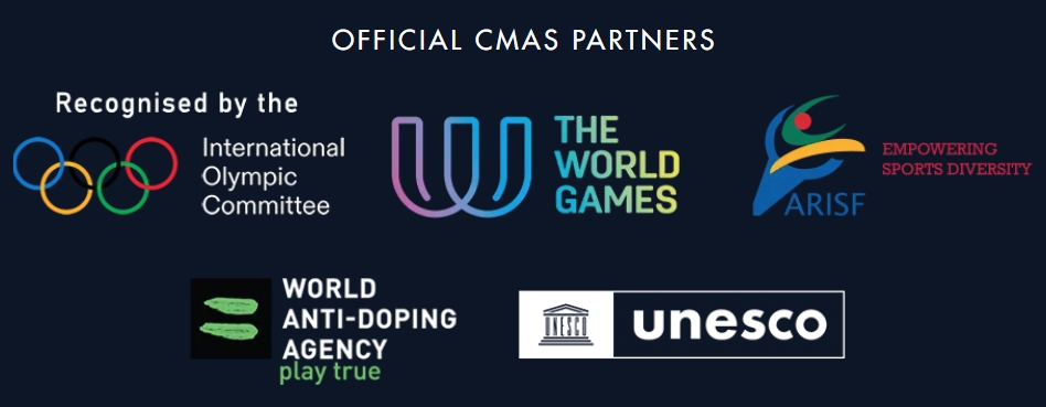 IOC(国際オリンピック委員会)、UNESCO(ユネスコ)、IUCN(国連自然保護連合)、GAIFS(国連スポーツ連盟機構)、IWGA(国際ワールドゲームズ協会)