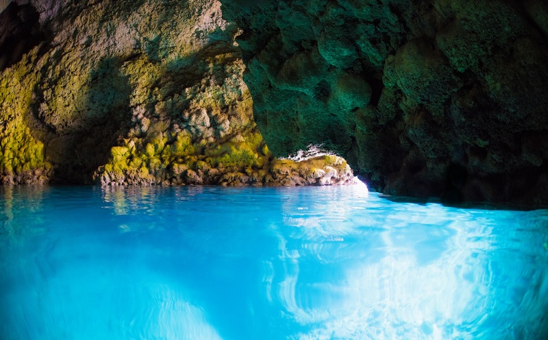 青の洞窟&ジンベエザメセット　体験ダイビング