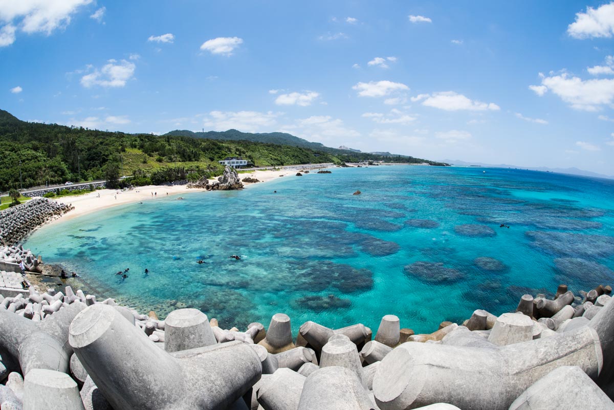 ゴリラチョップ 風景 沖縄ダイビングライセンス C