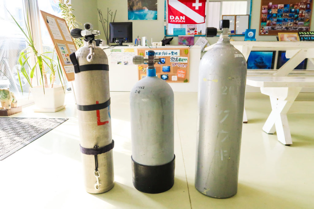 SAC・1分間の空気(エア)消費量