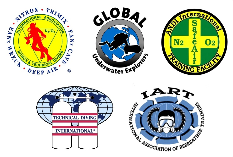 テクニカルダイビング指導団体(教育機関)