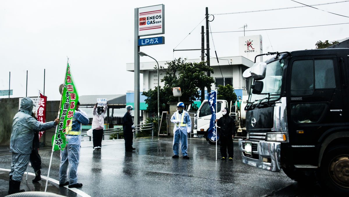 辺野古基地の埋め立て