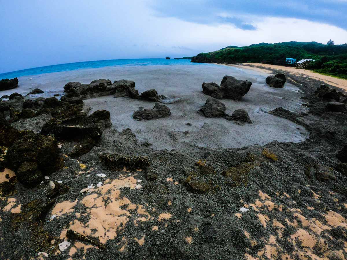 今帰仁村 古宇利島 ハートロック軽石