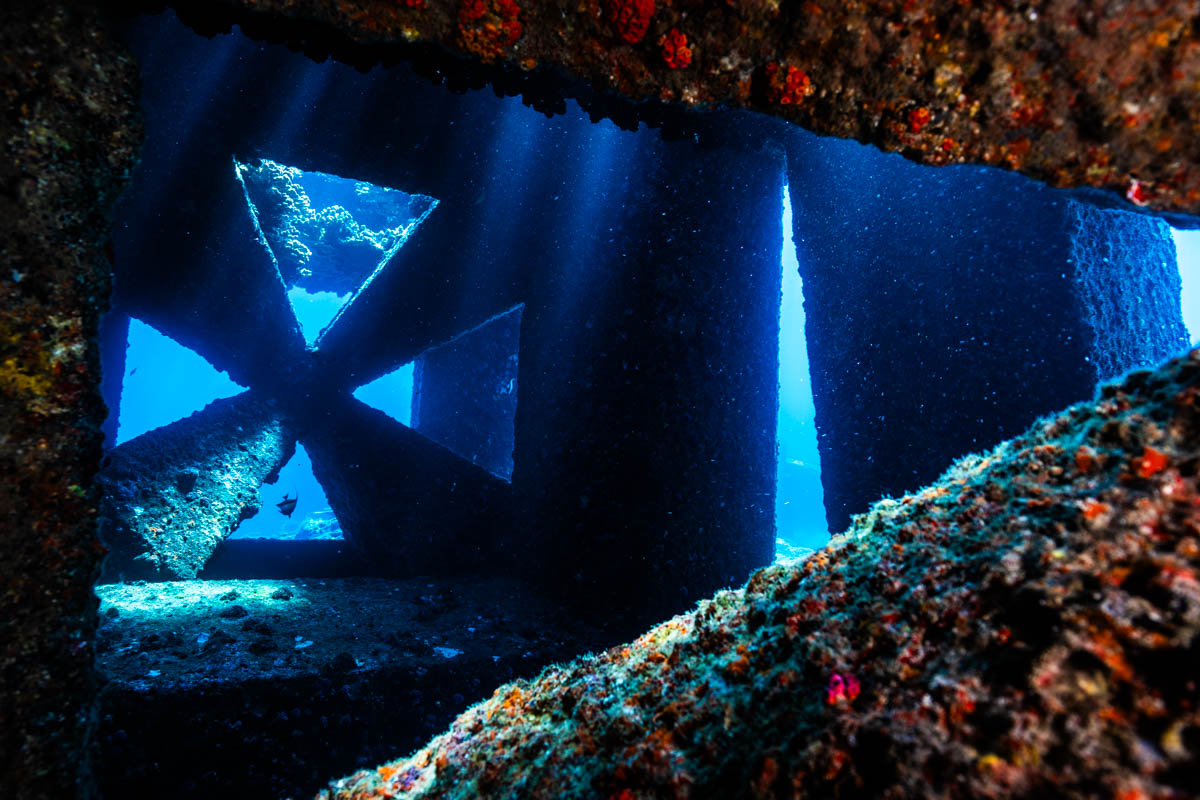 アクアポリスの海底遺跡